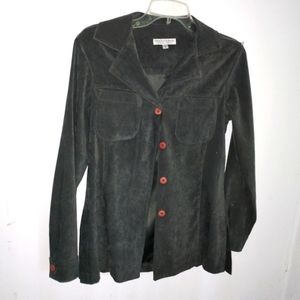 Suede like shacket button down shirt/jacket
